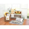 C&F Home 18" X 18" Sunflower & Bee Hooked Pillow