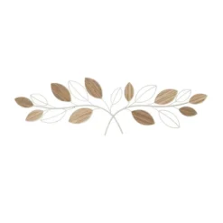 13" X 43" Metal Leaf Wall Decor Brown - Olivia & May -Home Decoration Sale GUEST a86c9199 73ac 43bb 9120 b21a8a01f6ad