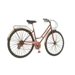 Metal Bike Wall Decor With Seat And Handles Red - Olivia & May -Home Decoration Sale GUEST a9be2f8e 7892 4a7b 94af 5aaea921d610