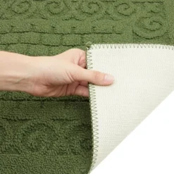 Farmlyn Creek Green Rectangle Rug With Latex Backing, Kitchen Mat, Indoor Outdoor Doormat For Home Entryway (43 X 20 In) -Home Decoration Sale GUEST acc91b0b e533 4432 8502 7691465e2bbd