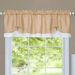 Ben&Jonah Vanessa 14" X 58" Elegant Solid Color Modern Fashion Window Valance -Home Decoration Sale GUEST ad102a08 bc19 4c96 ad3b f48b1d68c74a