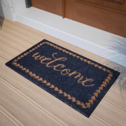 Flash Furniture Harbold 18" X 30" Indoor/Outdoor Coir Doormat With Welcome Message And Non-Slip Backing