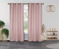 Metallic Blackout Thermal Grommet Curtain Panels (Set Of 2 Blush) -Home Decoration Sale GUEST ae79751f 9b27 4091 85ec f7050e5c9feb
