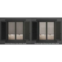 Linen Avenue Cordless Blackout Roller Shade, Dark Gray, Light Gray, And White -Home Decoration Sale GUEST af88d541 39cc 4bdc b32a 3e8bbcd4a95e