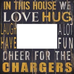 NFL Fan Creations 10x10 In. This House Frame -Home Decoration Sale GUEST b0b30e9f 8f05 4103 b3a8 f6b91968febc