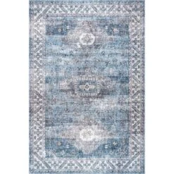 NuLOOM Eva Machine Washable Vintage Faded Medallion Area Rug 25 NuLOOM Eva Machine Washable Vintage Faded Medallion Area Rug -Home Decoration Sale GUEST b206d1c9 bee1 4245 8e33 f6b23eb294da