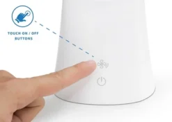 Mount-It! Turcom AirLight Ultrabright LED Desk Lamp With Bladeless Three Speeds Fan Panel | White -Home Decoration Sale GUEST b2b6a169 77ce 48fb 8612 91767a002392