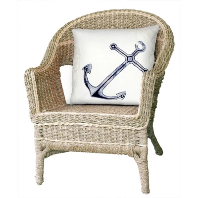 20"x20" Oversize Indoor/Outdoor Marina Square Throw Pillow - Liora Manne 2 20"x20" Oversize Indoor/Outdoor Marina Square Throw Pillow - Liora Manne - Image 2