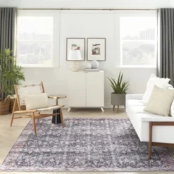 Nourison Washable Brilliance Bordered Vintage Indoor Rug -Home Decoration Sale GUEST b3e998af 31c1 400a 94ef b4d5a3789cf1