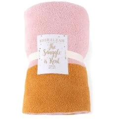 Shiraleah Pink And Orange Super Soft Reversible Throw Blanket -Home Decoration Sale GUEST b6666f6c 22a0 4de7 b28a 0959922f9b4c