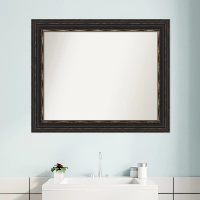 Amanti Art Accent Bronze Non-Beveled Bathroom Wall Mirror 8 Amanti Art Accent Bronze Non-Beveled Bathroom Wall Mirror - Image 8