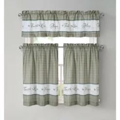 Kate Aurora Country Living Gingham Check Hope Faith Love 3 Pc Cafe Kitchen Curtain Set 11 Kate Aurora Country Living Gingham Check Hope Faith Love 3 Pc Cafe Kitchen Curtain Set -Home Decoration Sale GUEST b760f49c c752 47be 9605 83e20b9d6fb7