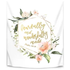 Fearfully And Wonderfully Summer Floral Geo By Wall + Wonder Wall Tapestry -Home Decoration Sale GUEST bb3c247c 2349 4211 8082 83ce20cfaaec