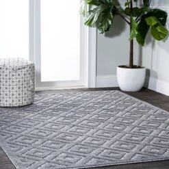 Portmany Neutral Diamond Trellis Indoor/Outdoor Area Rug - JONATHAN Y -Home Decoration Sale GUEST bc5a3634 1a8c 41c3 b354 af62dfd2a1bf