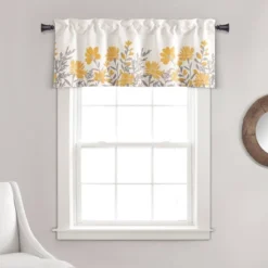 18"x52" Aprile Light Filtering Valance - Lush Décor 11 18"x52" Aprile Light Filtering Valance - Lush Décor -Home Decoration Sale GUEST bd2164a6 2ec1 4626 b63e 52bad437934d