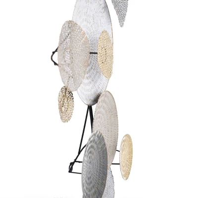 Laser Cut Lilies Metal Wall Art - StyleCraft 2 Laser Cut Lilies Metal Wall Art - StyleCraft - Image 2