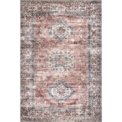 NuLOOM Desna Machine Washable Faded Vintage Area Rug 26 NuLOOM Desna Machine Washable Faded Vintage Area Rug -Home Decoration Sale GUEST be620ee2 5907 4f49 b8f2 480be214e26c