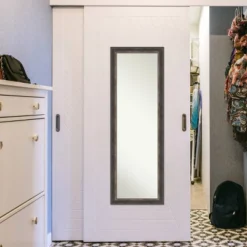 18" X 52" Bark Rustic Framed On The Door Mirror Charcoal - Amanti Art 11 18" X 52" Bark Rustic Framed On The Door Mirror Charcoal - Amanti Art -Home Decoration Sale GUEST be934edf a896 498c ba4e be9853c3108f