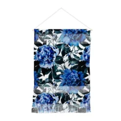 Marta Barragan Camarasa Indigo Floral Wall Hanging Portrait Blue - Deny Designs -Home Decoration Sale GUEST c016dffb 87b4 4612 857e abe047aaf143