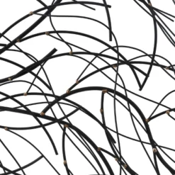 LuxenHome Black Metal Windy Tree Wall Decor -Home Decoration Sale GUEST c04ba3a8 fa3d 4d46 bf39 3dca219f7c6f