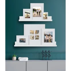 8pc Gallery Frame Box Set White - Kate & Laurel All Things Decor -Home Decoration Sale GUEST c22ab771 0947 463e 984c 8c7be0534bf0