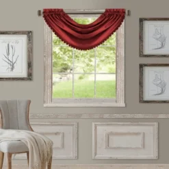 All Seasons Single Waterfall Window Valance - 52" X 36" - Elrene Home Fashions -Home Decoration Sale GUEST c22b2531 6f63 40ca a2f5 aff937e7ab61