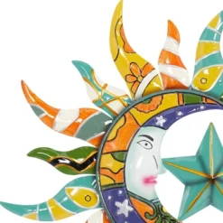 Metal Sun And Moon Indoor Outdoor Iron Wall Decor With Abstract Patterns - Olivia & May 31 Metal Sun And Moon Indoor Outdoor Iron Wall Decor With Abstract Patterns - Olivia & May -Home Decoration Sale GUEST c231f800 dcd3 4d8d b3be 0b7c62e50908