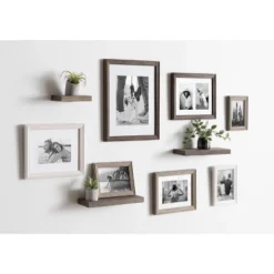 10pc Bordeaux Frame Box Set Gray/Brown - Kate & Laurel All Things Decor -Home Decoration Sale GUEST c23ebc3e eed5 417d bff2 186a0dd9e5e4