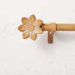 Flower Faux Wood Curtain Rod Natural Wood - Opalhouse™ Designed With Jungalow™ 7 Flower Faux Wood Curtain Rod Natural Wood - Opalhouse™ Designed With Jungalow™ -Home Decoration Sale GUEST c5b5a613 8f9b 4e84 9eff 5ca6e3369a7b