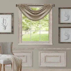 All Seasons Single Waterfall Window Valance - 52" X 36" - Elrene Home Fashions -Home Decoration Sale GUEST c7cfd9c6 bfae 416a 841b 3c37975d2b0e