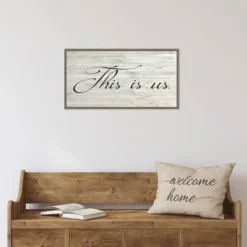 26" X 14" Family Inspiration I By Alicia Ludwig Framed Canvas Wall Art Gray Wash - Amanti Art -Home Decoration Sale GUEST c7f2a4fd 95da 423d 9a95 e912bc1ce070