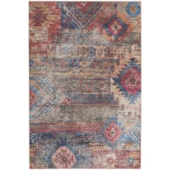 Nicole Curtis Machine Washable Distressed Southwestern Indoor Rug -Home Decoration Sale GUEST c8d8f8eb 12ea 440d a840 94d6af2d7c27