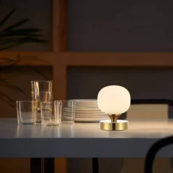 6.13" Owen Modern Minimalist Iron Rechargeable Integrated LED Table Lamp - JONATHAN Y -Home Decoration Sale GUEST c907c02d 5463 4cac b9a6 f10ac845cd5f