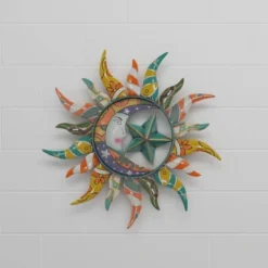 Metal Sun And Moon Indoor Outdoor Iron Wall Decor With Abstract Patterns - Olivia & May 35 Metal Sun And Moon Indoor Outdoor Iron Wall Decor With Abstract Patterns - Olivia & May -Home Decoration Sale GUEST c96e1e08 1368 4c65 8232 5b4b671d4d07
