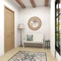 Wood Braided Frame Wall Mirror Beige - Olivia & May -Home Decoration Sale GUEST ca1eb786 c78d 41f4 b48d a68922ee09a2