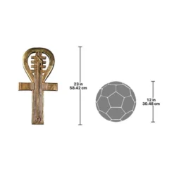 Design Toscano The Ancient Ankh, Egyptian Symbol Of Life Wall Sculpture -Home Decoration Sale GUEST cce12abb 4158 4005 ad69 41189ea62892