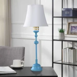 Dann Foley Lifestyle Metal Table Lamp Blue - StyleCraft