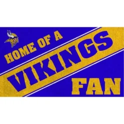 Evergreen Minnesota Vikings Looped PVC Trapper Indoor Outdoor Doormat 1'4"x2'4" Multicolored -Home Decoration Sale GUEST cdb40c5a 345d 4735 bee4 a3f77948c5a1