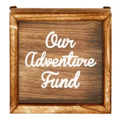 Juvale Our Adventure Travel Fund Bank For Adults, Rustic Wooden Honeymoon Piggy Bank For Wedding Gift, Money Box For Traveling, 7 X 7 In -Home Decoration Sale GUEST d0b84760 f101 4f1b ac6c 2ed8b4f7dbc8