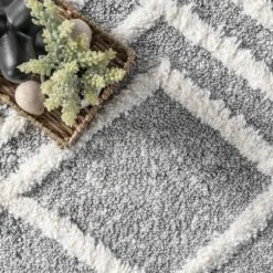 NuLOOM Wylde High Low Soft Shaggy Diamond Moroccan Tassel Area Rug -Home Decoration Sale GUEST d0c2aa96 4b46 4527 96aa c4d4eca9480b