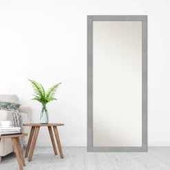28" X 64" Non-Beveled Vista Brushed Nickel Full Length Floor Leaner Mirror - Amanti Art 14 28" X 64" Non-Beveled Vista Brushed Nickel Full Length Floor Leaner Mirror - Amanti Art -Home Decoration Sale GUEST d1effe96 e706 4386 8767 a1cd1ca40a80