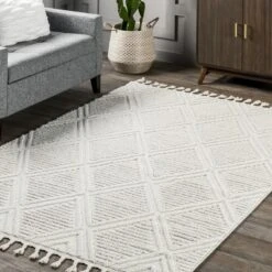 Arvin Olano X RugsUSA - Balboa Textured Tile Area Rug -Home Decoration Sale GUEST d4d601e9 4942 41af a787 cea33e7d589b