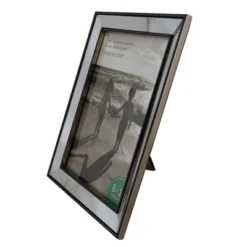 Northlight Black And Silver Mirrored Photo Frame For 8" X 10" Photo -Home Decoration Sale GUEST d65cb965 0b24 4a27 95e9 6e6935844ed0