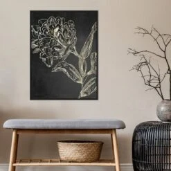 22" X 30" Golden Flower Folklore II By Asia Jensen Framed Canvas Wall Art Black - Amanti Art -Home Decoration Sale GUEST d6ca03b0 e185 4f17 a5bd 1933b7a51968