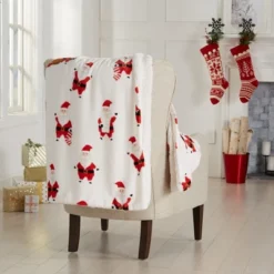 Great Bay Home Velvet Plush Fleece Reversible Warm And Cozy Holiday Throw -Home Decoration Sale GUEST d8cd43de 0279 4ec2 928d 6c40139d4c38