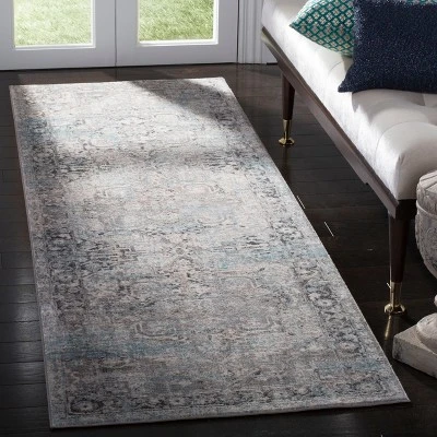 2'6"x7'9" Loomed Medallion Runner Rug Ivory - Safavieh 1 2'6"x7'9" Loomed Medallion Runner Rug Ivory - Safavieh