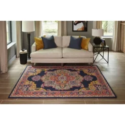3'x5' Ibiza Naomi Accent Rug Navy - Momeni -Home Decoration Sale GUEST db29b3d8 c696 459e 8811 2887c32bba51