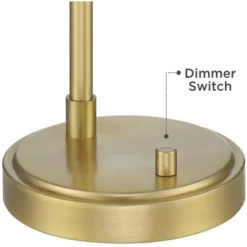 Possini Euro Design Possini Euro Vaile Desk Lamp With Dual USB Ports Warm Gold With Glass Shade -Home Decoration Sale GUEST dc5b5832 bfe3 4bd7 b61e 5d4a5e976e9d