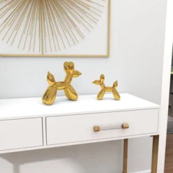 Set Of 2 Ceramic Balloon Dog Sculptures - Olivia & May 26 Set Of 2 Ceramic Balloon Dog Sculptures - Olivia & May -Home Decoration Sale GUEST dcb0fad5 af53 426f aebd 835609926377