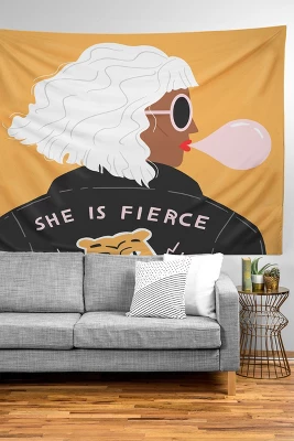 Charly Clements She Is Fierce Tapestry - Society6 1 Charly Clements She Is Fierce Tapestry - Society6